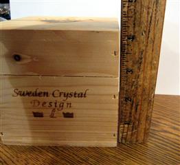 VTG SWEDEN PAIR SIGNED CRYSTAL 2